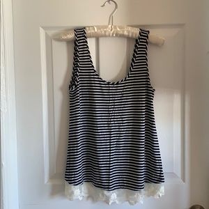 Casual striped tank